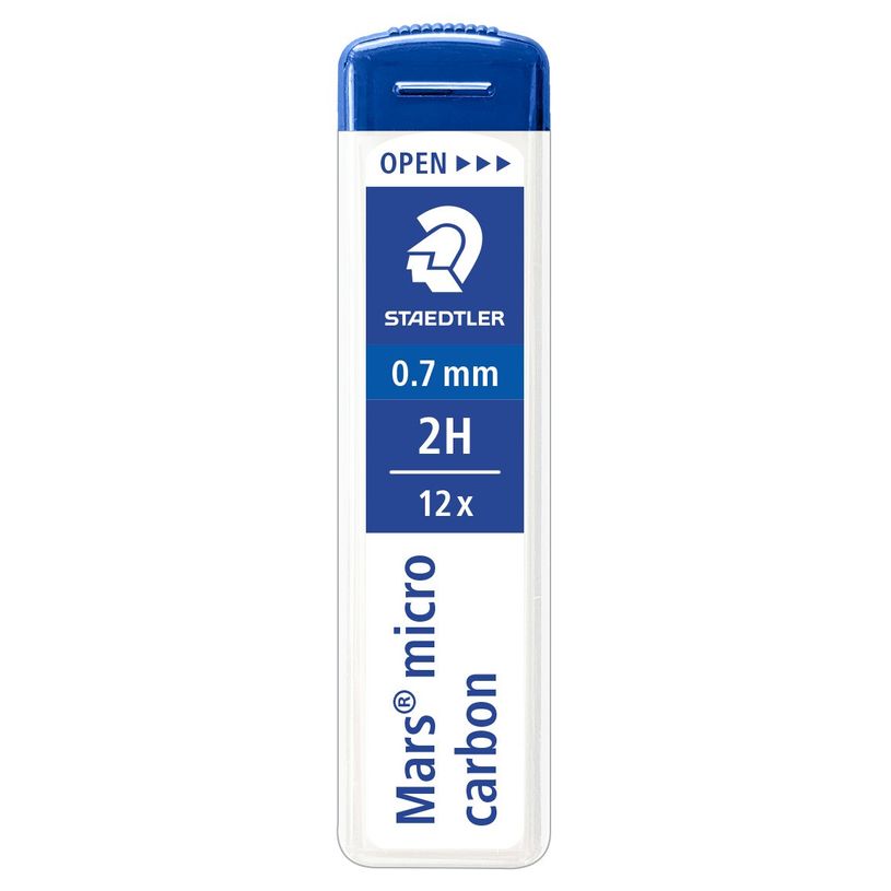 4007817213940-STAEDTLER Mars micro - Etui de 12 Mines pour porte mines - 2H - 0,7 mm-P_79139660_1-0