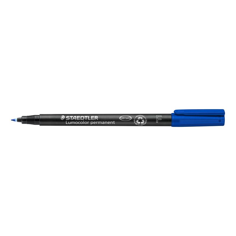 4007817304556-STAEDTLER LUMOCOLOR 318 - Marqueur permanent - pointe fine - bleu-P_79139819_2-1