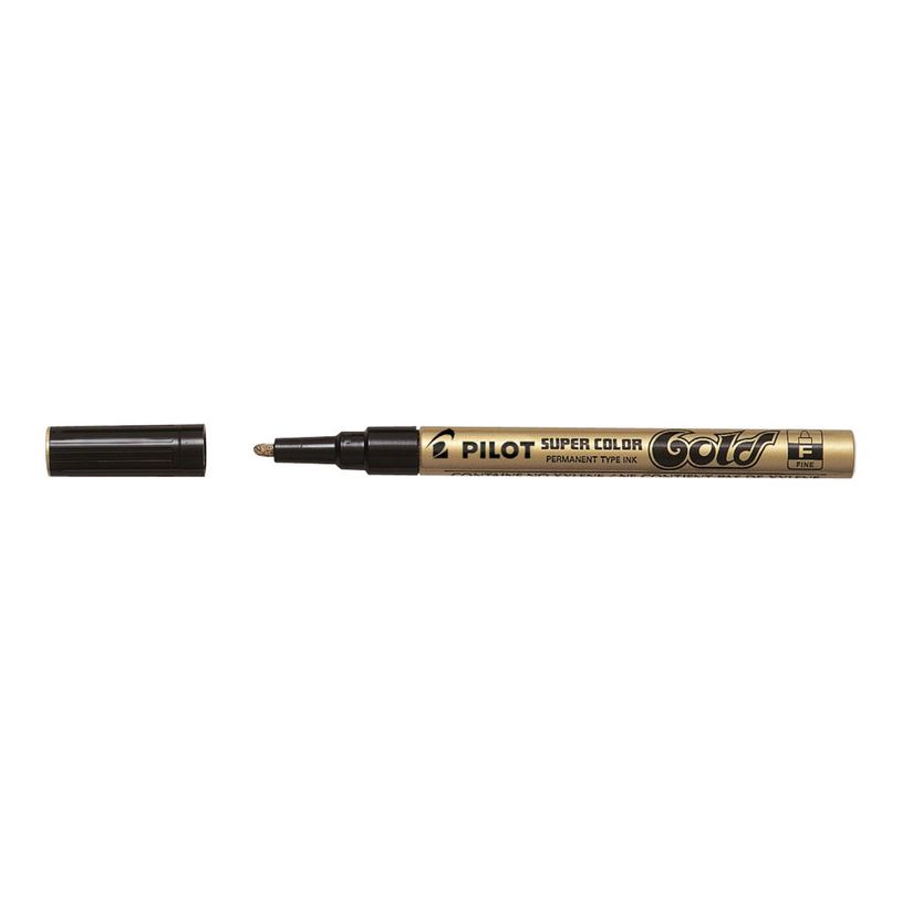 4902505087998-Pilot Super Color - Marqueur permanent - pointe fine - or-P_79142508_2-0
