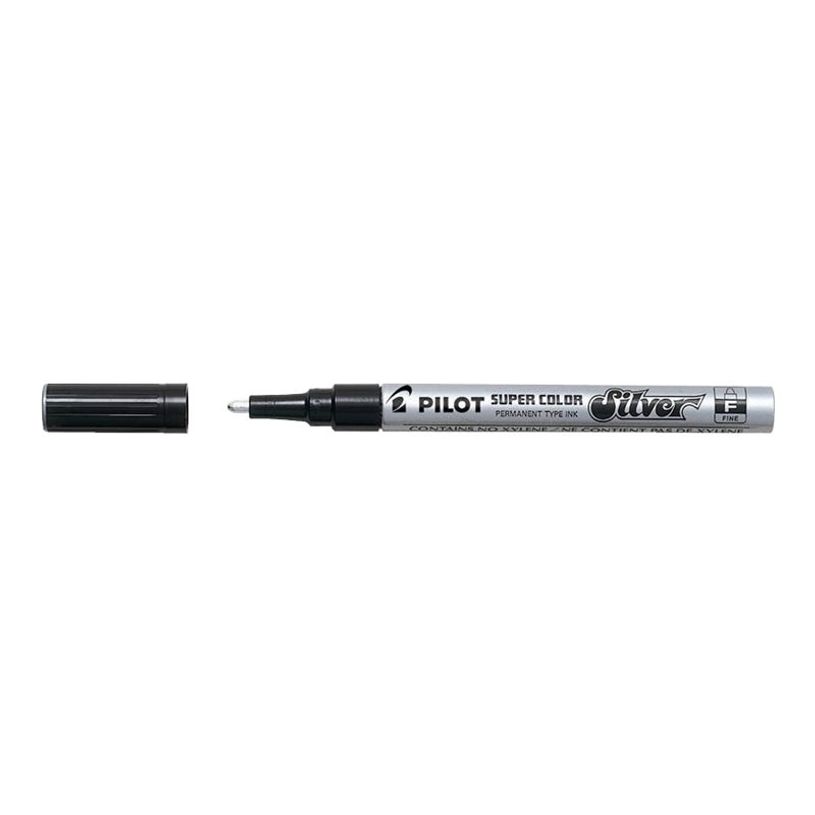 4902505087981-Pilot Super Color - Marqueur permanent - pointe fine - argent-P_79142509_1-0