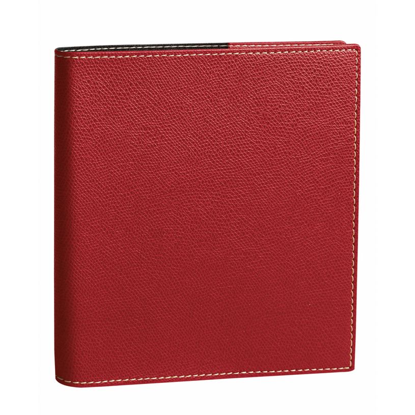 3371010122271-Agenda Club Executif avec répertoire - 1 semaine sur 2 pages - 16 x 16 cm - rouge - Quo Va-P_79143089_1-0
