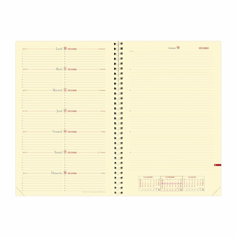 3371010140589-Agenda à spirale Soho Note 24S - 1 semaine sur 2 pages - 16 x 24 cm - noir - Quo Vadis-P_79143174_2-1