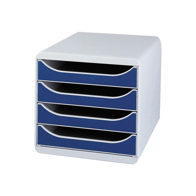 9002493023475-Exacompta BigBox - Module de classement 4 tiroirs - gris/bleu-P_79144669_1-0