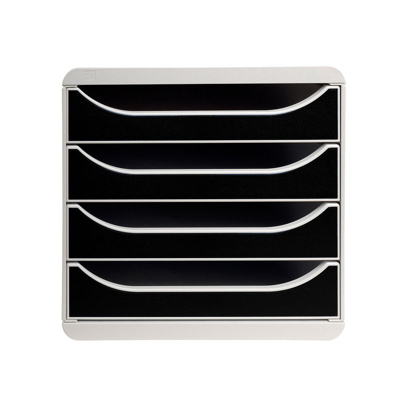 9002493023529-Exacompta BigBox - Module de classement 4 tiroirs - gris/noir-P_79144671_1-0