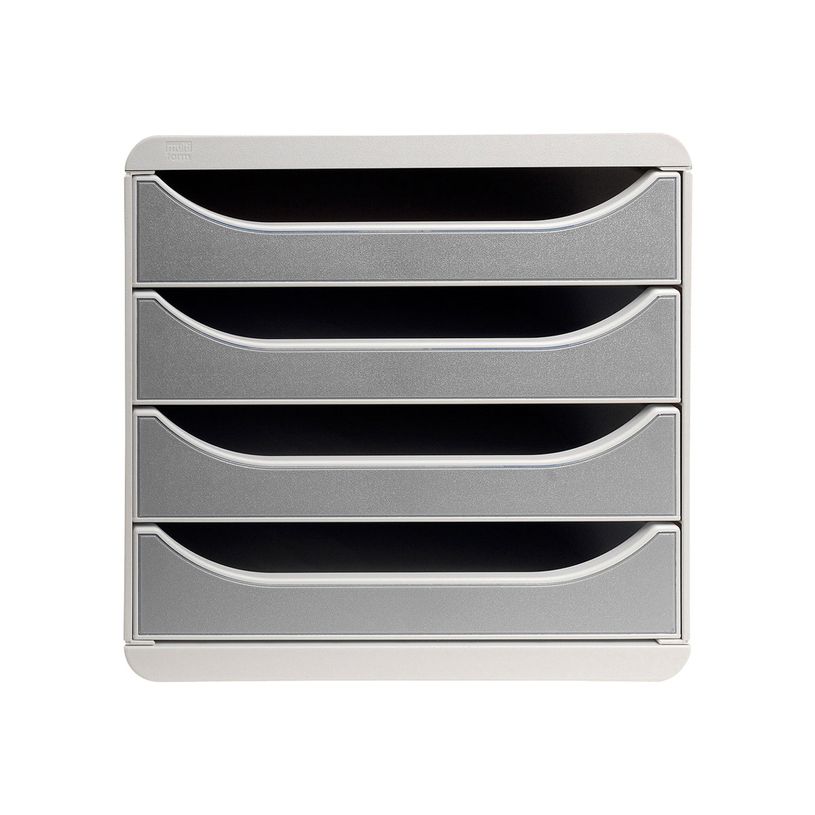 9002493023505-Exacompta BigBox - Module de classement 4 tiroirs - gris/gris-P_79144673_1-0