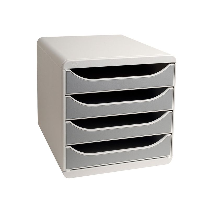 9002493023505-Exacompta BigBox - Module de classement 4 tiroirs - gris/gris-P_79144673_2-1