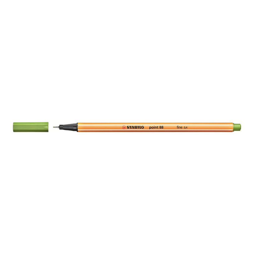 4006381186469-STABILO Point 88 - Feutre fin - 0.4 mm - vert pomme-P_79144843_2-1