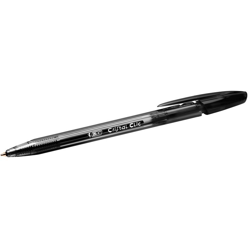 0070330171619-BIC Cristal Clic - 20 Stylos à bille - noir - 1 mm - rétractable-P_79145703_2-1