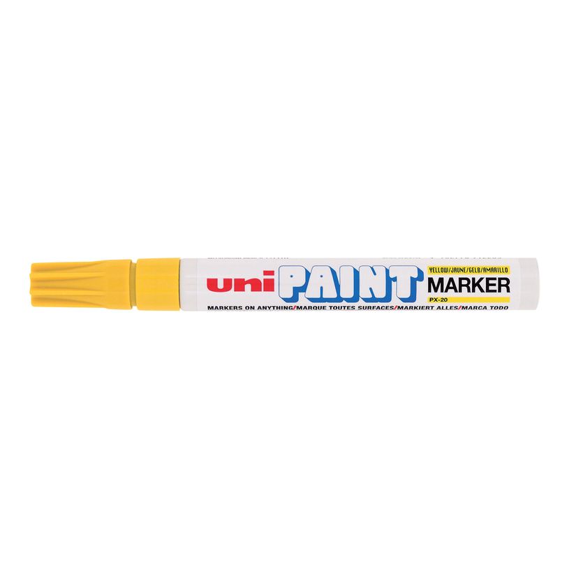 4902778912263-UNI PAINT PX - Marqueur permanent - pointe ogive - jaune-P_79145799_1-0