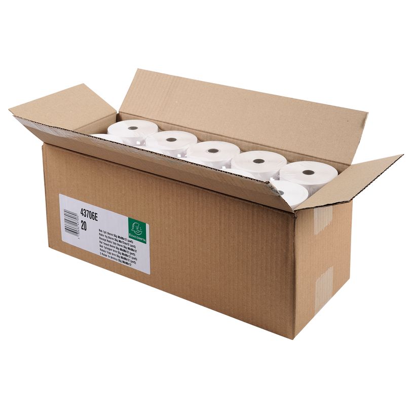 3130632437060-Exacompta - 20 Bobines thermiques - rouleaux caisses - 80 x 70 x 12 mm - sans Bisphénol A -P_79350956_4-3