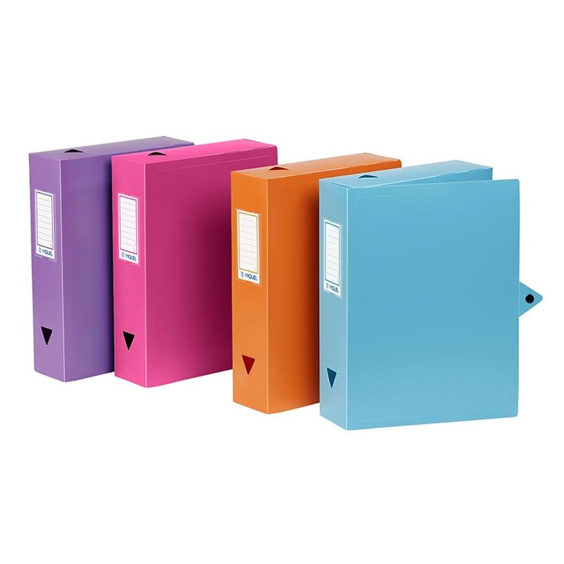 3135251431871-Viquel - Boîte de classement plastique - dos 80 mm - disponible dans différentes couleurs-P_79356134_1-0