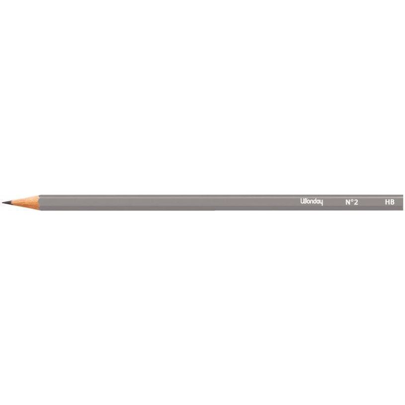 3701254716644-Wonday - Pack de 12 crayons à papier - HB ECO-P_79360874_2-1