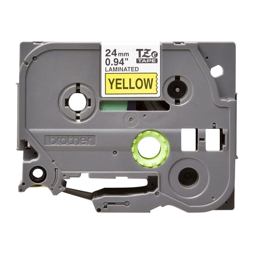4977766686747-Brother TZe651 - Ruban d'étiquettes auto-adhésives - 1 rouleau (24 mm x 8 m) - fond jaune-P_79360935_5-1