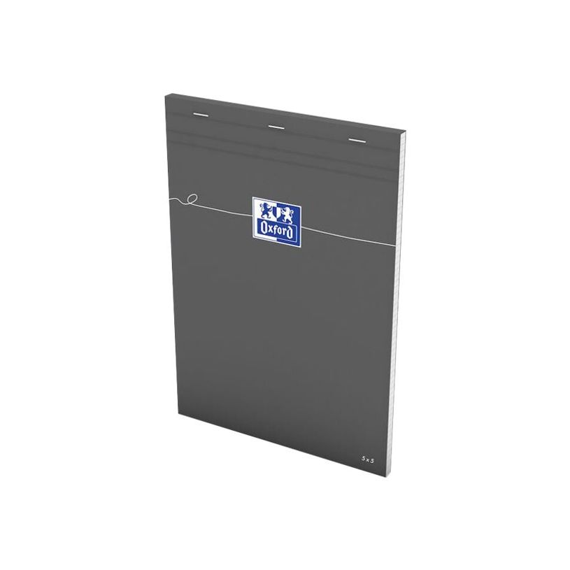 2012347629736-Oxford - Bloc notes - A4 - 160 pages - petits carreaux - 80G - gris-P_79364060_3-1