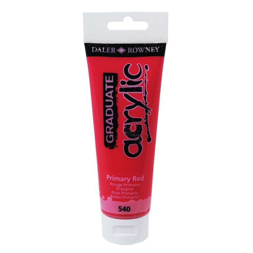 5011386062655-Daler-Rowney Graduate - Peinture acrylique - 120 ml - rouge primaire-P_79365335_1-0