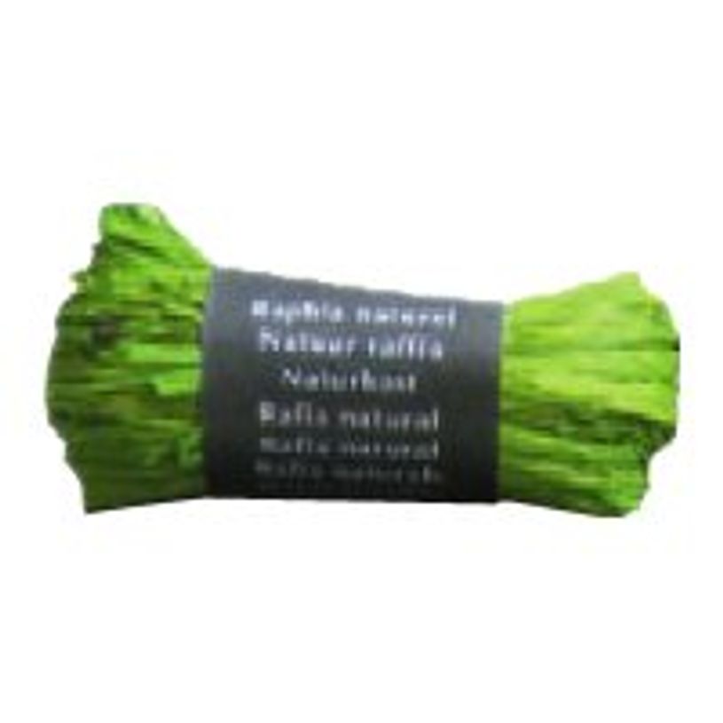 3065501960199-Maildor - Pelote de raphia naturel - ruban d'emballage 50 g - vert anis-P_79383647_1-0