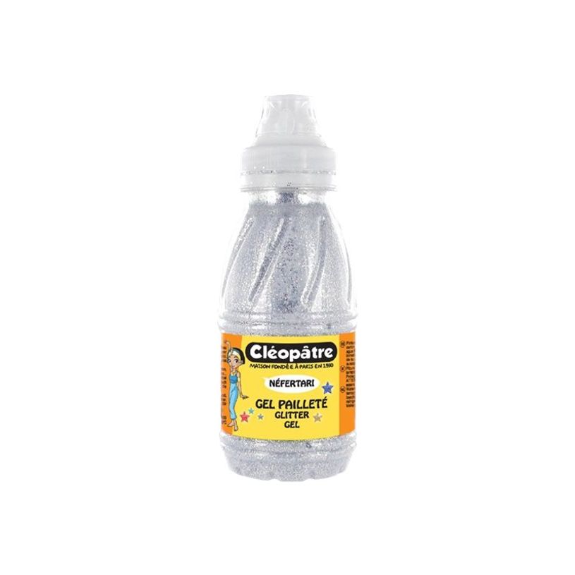 3134725003644-Cléopâtre NÉFERTARI - Gel pailleté - argent scintillant - 250 ml-P_79384119_1-0