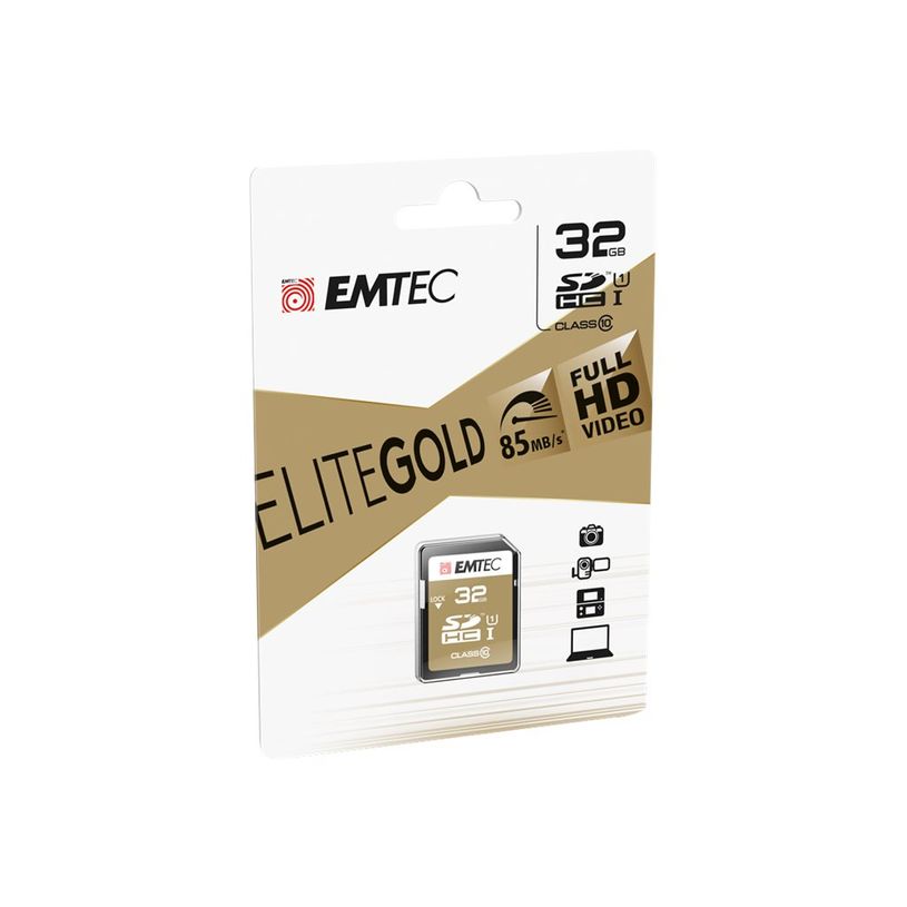 3126170142085-Emtec Elite Gold - carte mémoire 32 Go - Class 10 - SDHC UHS-I U1-P_79384537_2-1