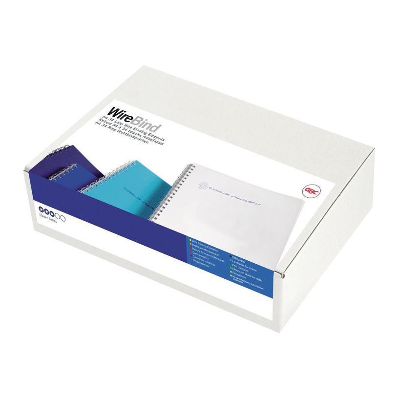 5019577190248-GBC - 100 peignes / anneaux de reliure métalliques - 7.9 mm - 70 feuilles - argenté -P_79390850_6-5