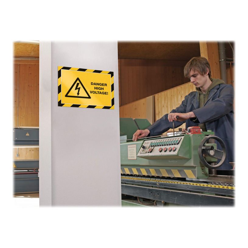4005546406541-Durable Duraframe Security - 2 Cadres d'affichage bicolore - A4 - jaune/noir (encadrement m-P_79395364_8-7