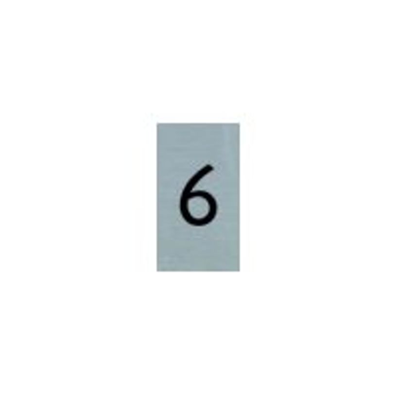 8711234048066-Pickup - Plaque de signalisation - 25 x 44 mm - autocollant - chiffre 6-P_79396264_1-0
