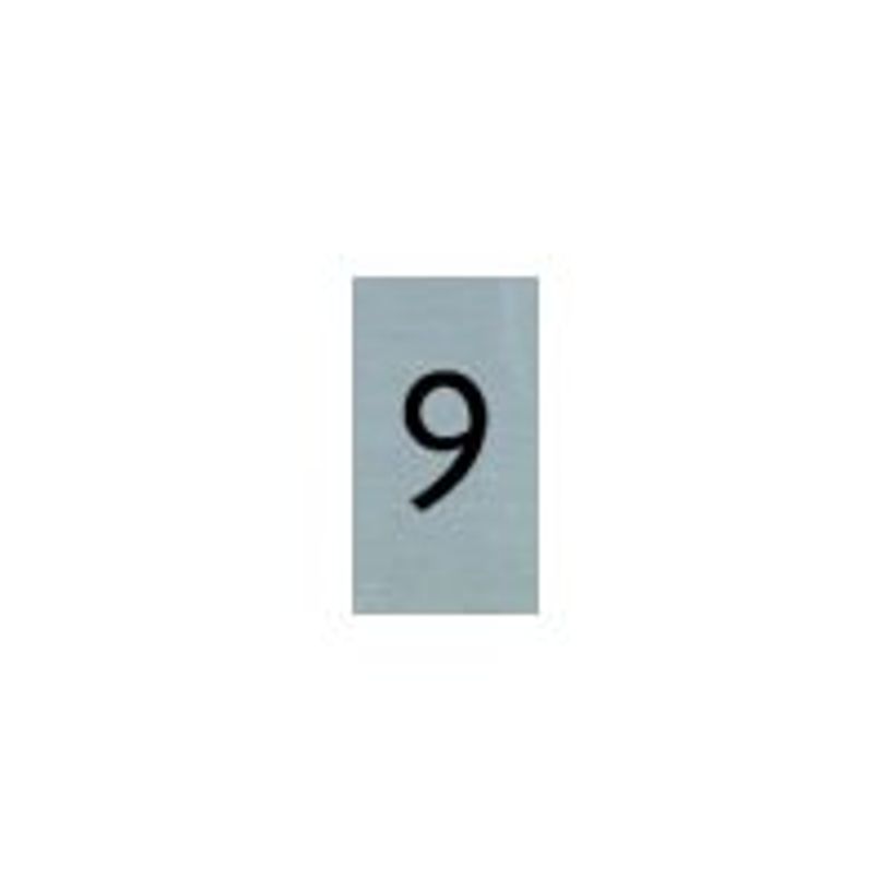 8711234048097-Pickup - Plaque de signalisation - 25 x 44 mm - autocollant - chiffre 9-P_79396267_1-0