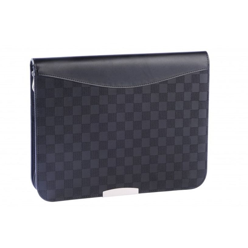 3281640409355-Cristo Damier - Conférencier A4 zippé - noir-P_79397433_1-0