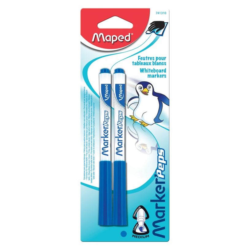 3154147413104-Maped Marker'Peps - Pack de 2 marqueurs effaçables - pointe fine - bleu-P_79397809_2-0