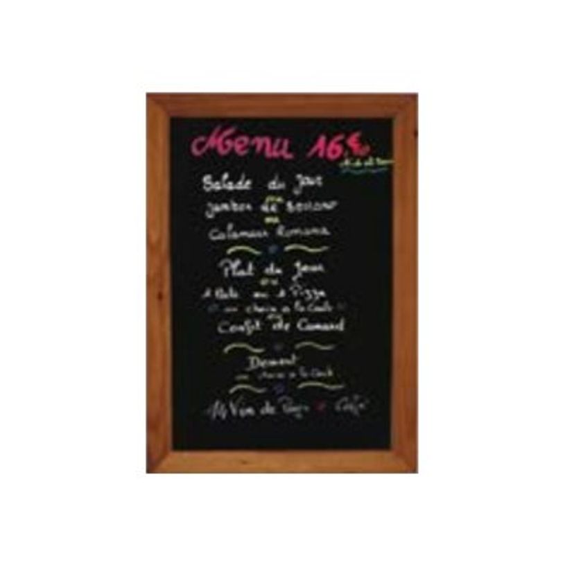 2012349930717-Promocome - Cadre bois mural fond ardoise - 40 x 53 cm-P_79400727_1-0