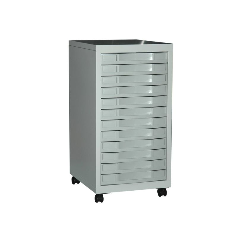 3219091940202-Desserte de rangement 12 tiroirs - gris/gris-P_79401136_1-0