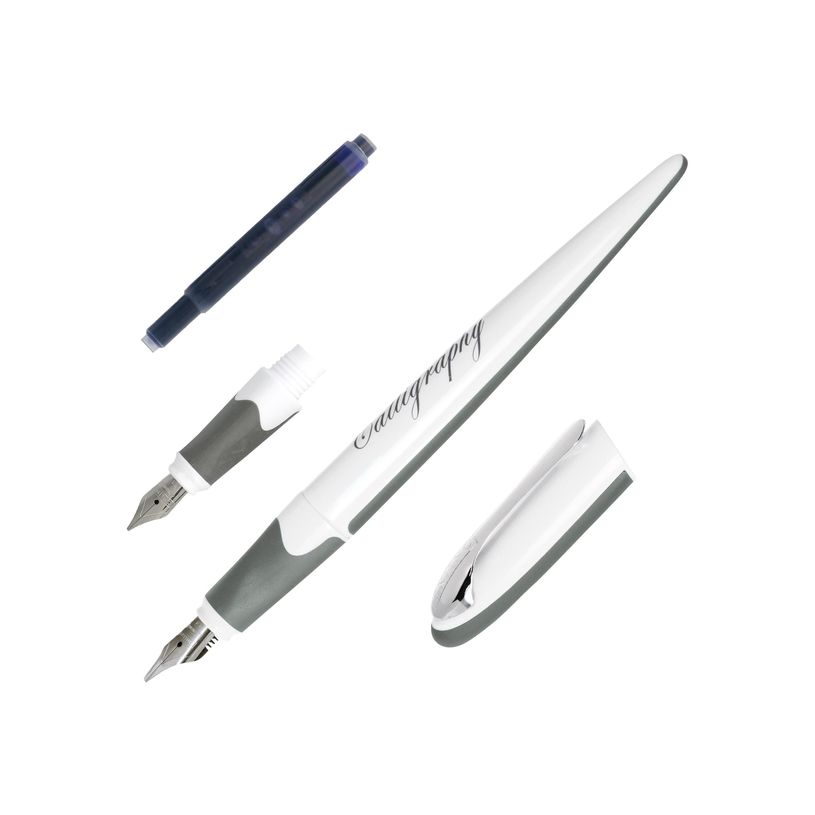 4014421100115-Online Air Best Writer Calligraphy - Stylo plume - blanc-P_79407312_1-0