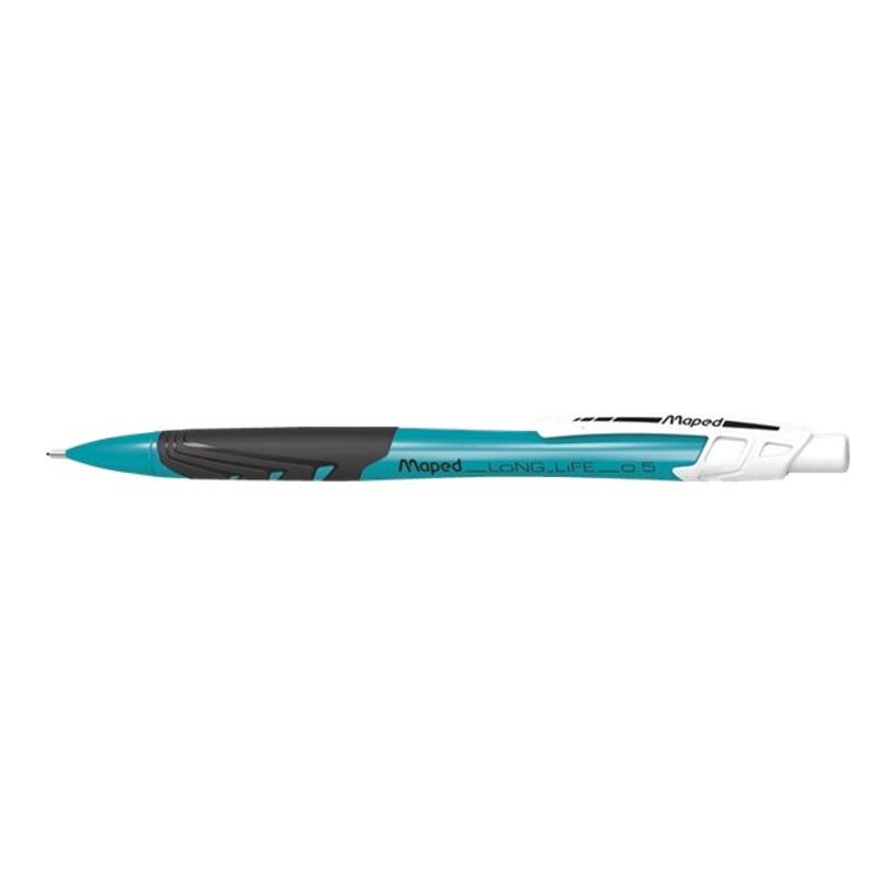 3154145640304-MAPED Black'Peps Long Life - Porte mines - 0,5 mm - avec gomme - bleu-P_79408986_1-0