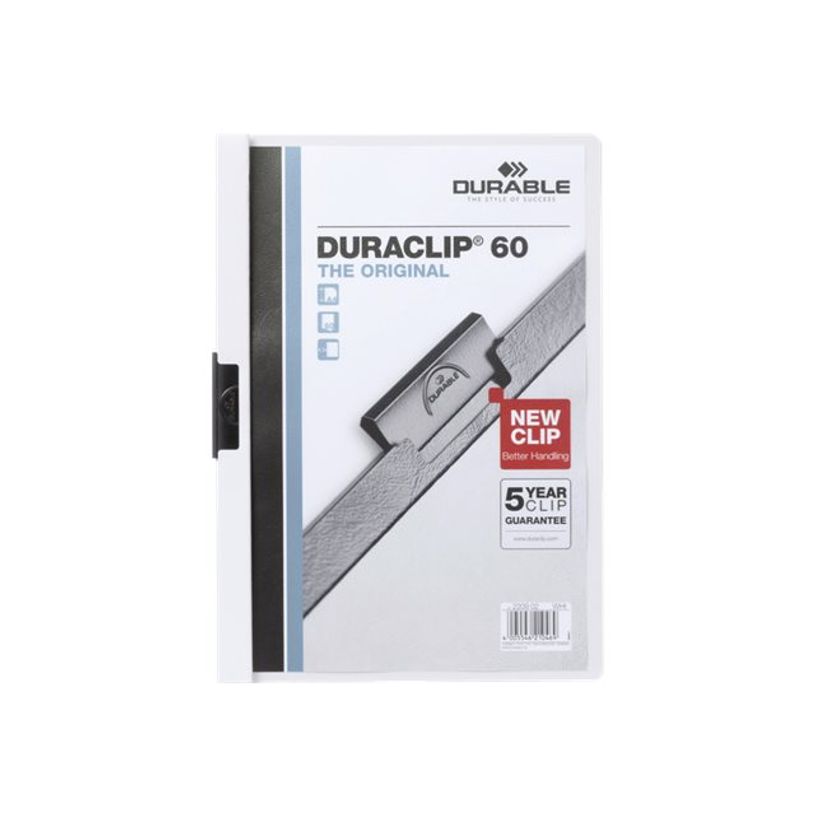 4005546224053-Durable Duraclip 60 - 5 Chemises à clip - A4 - blanc-P_79411971_1-0