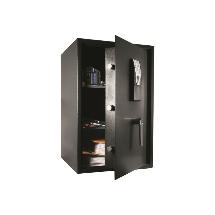 8717056679808-Reskal SE 4 - Coffre-fort 78L à code - 2 étagères - acier noir-P_79412140_1-0