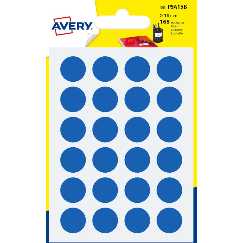 5014702026348-Avery - 168 Pastilles adhésives - bleu - diamètre 15 mm-P_79413514_1-0