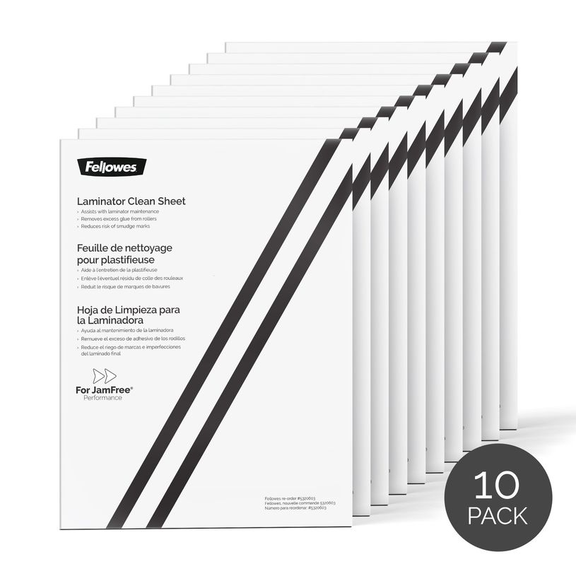 0043859522163-Fellowes - 10 feuilles de nettoyage pour plastifieuse A4-P_79415144_2-1