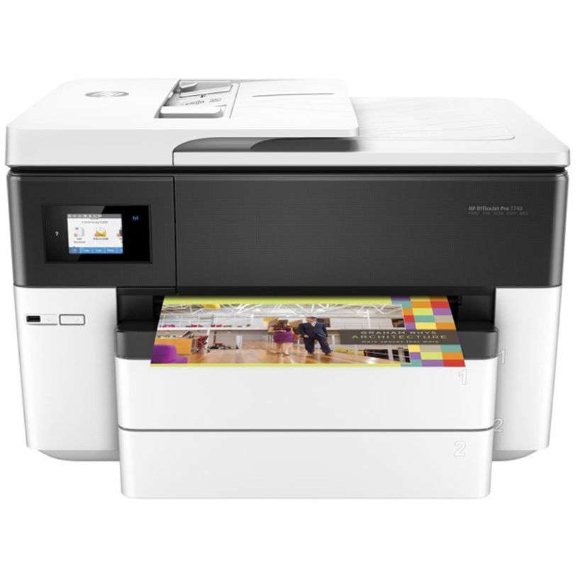 0889894812667-HP Officejet Pro 7740 Wide Format All-in-One - Imprimante multifonctions - couleur - jet d'encre - A3/Ledger (297 x 432 mm) (original) - A3 (support) - jusqu'à 18 ppm (copie) - jusqu'à 22 ppm (impression) - 250 feuilles - 33.-P_79415419_4-0