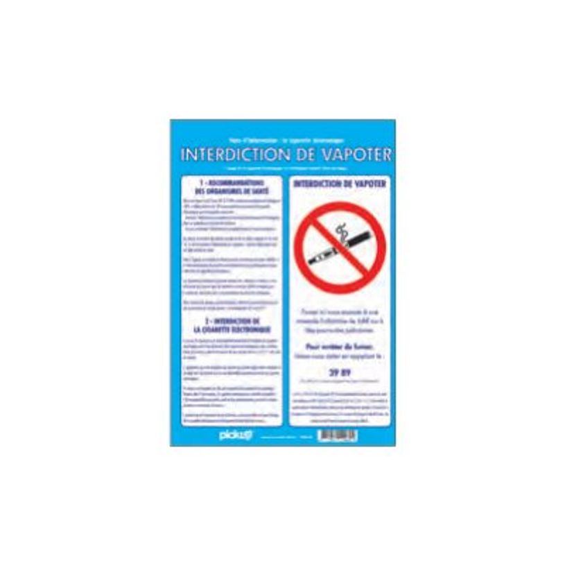 8711234129604-Pickup - Panneau d'affichage - Interdiction de vapoter-P_79417801_1-0