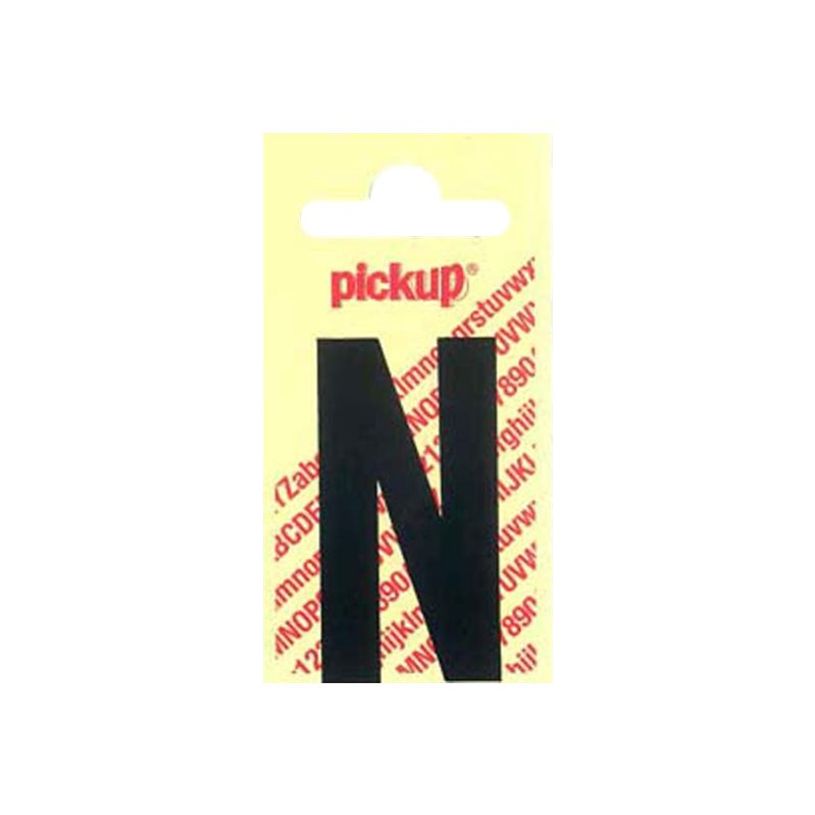 2012349362204-Pickup - Étiquette autocollante - 90 mm - Lettre N - noir mat-P_79418009_1-0