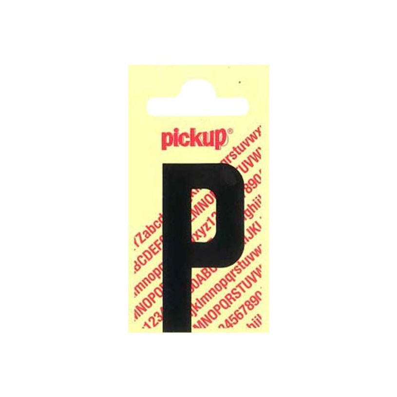 2012349362860-Pickup - Étiquette autocollante - 150 mm - Lettre P - noir mat-P_79418042_1-0