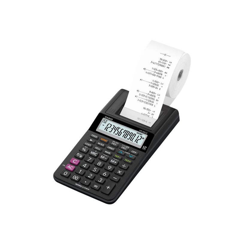 4971850099611-Casio HR-8RCE - Calculatrice imprimante - LCD - 12 chiffres - alimentation batterie - noir-P_79418826_1-0