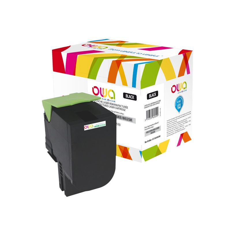 3112539619510-Cartouche laser compatible Lexmark 802H - noir - Owa K15809OW-P_79423668_1-0