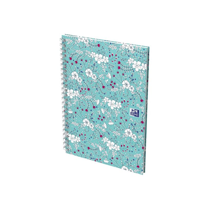 3020120113357-Oxford Floral - Carnet de notes à spirale - A5 - 120 pages - ligné-P_79424842_6-4