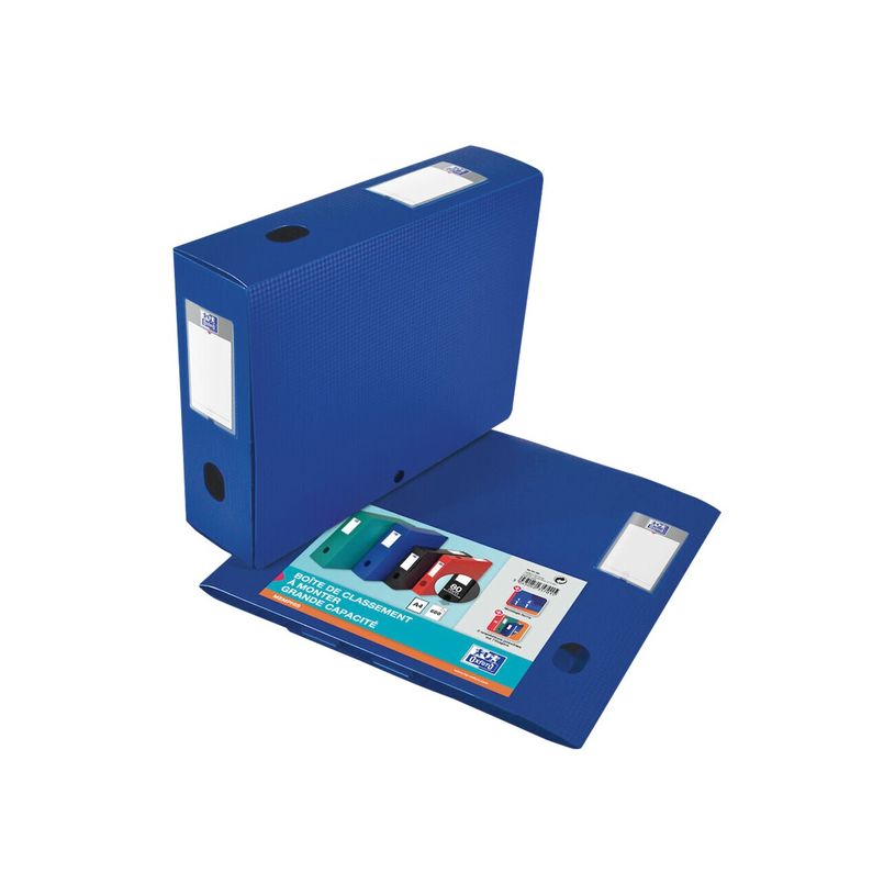3045050357015-Oxford Memphis - Boîte de classement plastique - dos 80 mm - bleu-P_79425818_1-0