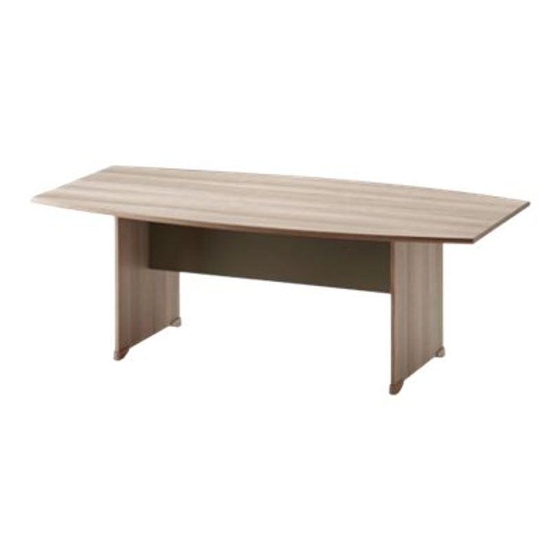 3483600784308-Table de réunion tonneau JAZZ+ - 204 cm - Chêne gris-P_79426231_1-0