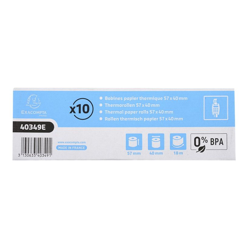 3130633403491-Exacompta - 10 Bobines thermiques - rouleaux TPE - 5,7 cm x 18 m - sans Bisphénol A - boî-P_79429230_5-2