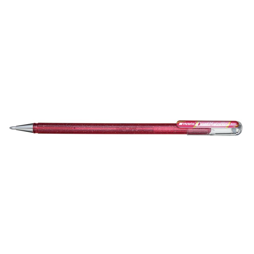 0884851024589-Pentel - Roller encre metallique pailletée - 1 mm - rose-P_79430036_1-0