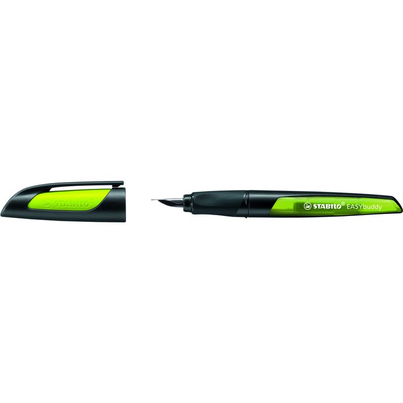 4006381515306-STABILO EASYbuddy - Stylo plume ergonomique - pour gaucher - noir/jaune-P_79430202_1-0