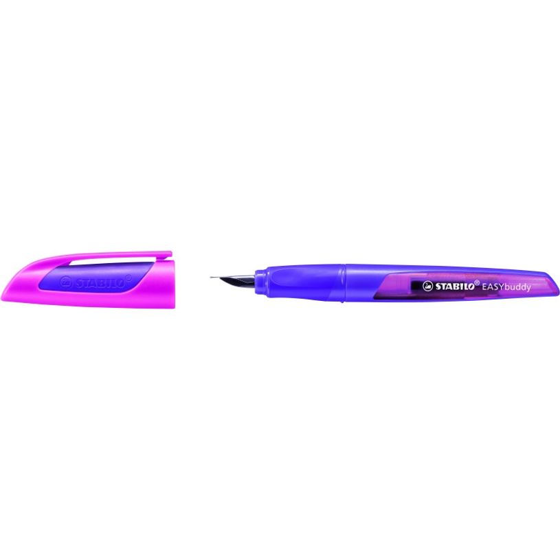 4006381515320-STABILO EASYbuddy - Stylo plume ergonomique - pour gaucher - rose/violet-P_79430204_1-0