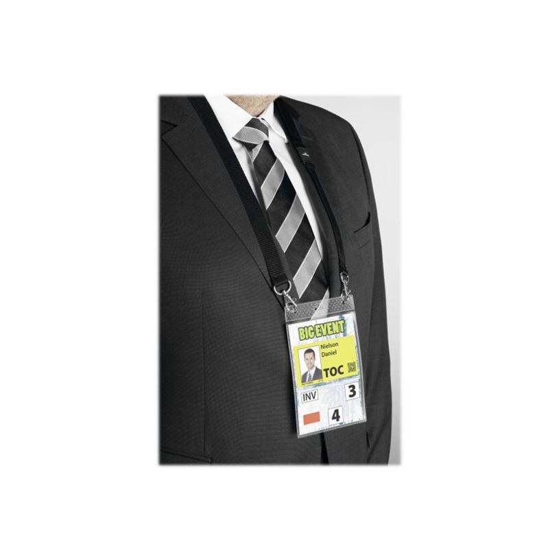 4005546808123-Durable - 10 Portes badge événementiel A6 - avec lacet textile-P_79431205_5-4
